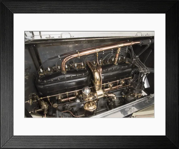 Framed Print : 1909 Rolls - Royce Silver Ghost Roi Des Belges. Creator: Unknown Framed Print : 1909 Rolls - Royce Silver Ghost Roi Des Belges. Creator: Unknown