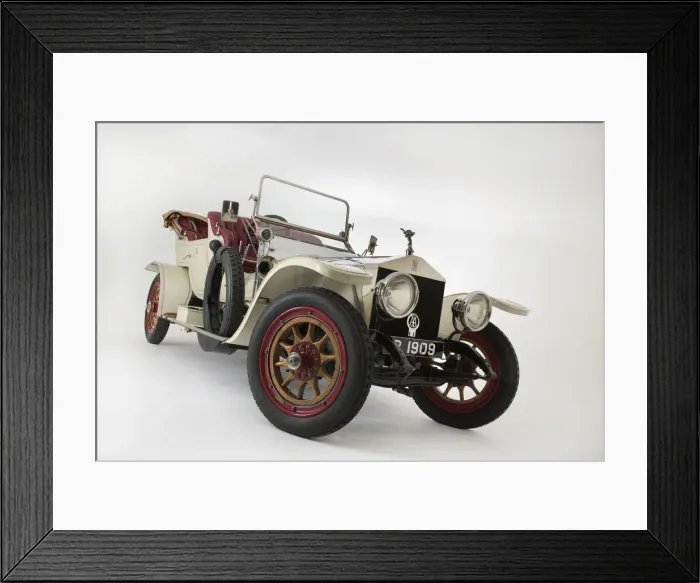 Framed Print : 1909 Rolls - Royce Silver Ghost Roi Des Belges. Creator: Unknown Framed Print : 1909 Rolls - Royce Silver Ghost Roi Des Belges. Creator: Unknown