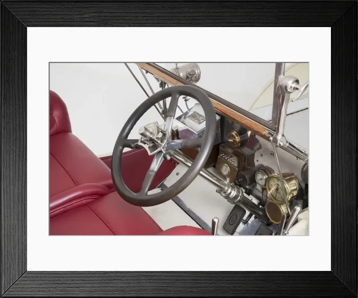 Framed Print : 1909 Rolls - Royce Silver Ghost Roi Des Belges. Creator: Unknown
