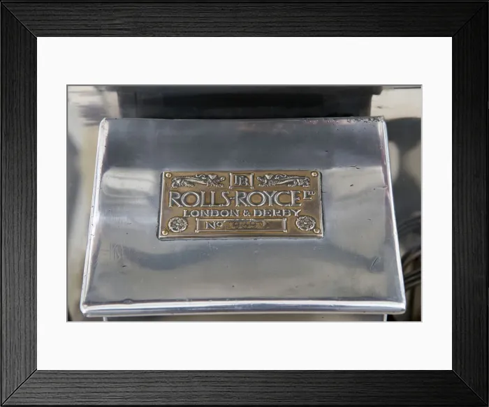 Framed Print : 1909 Rolls - Royce Silver Ghost Roi Des Belges. Creator: Unknown Framed Print : 1909 Rolls - Royce Silver Ghost Roi Des Belges. Creator: Unknown