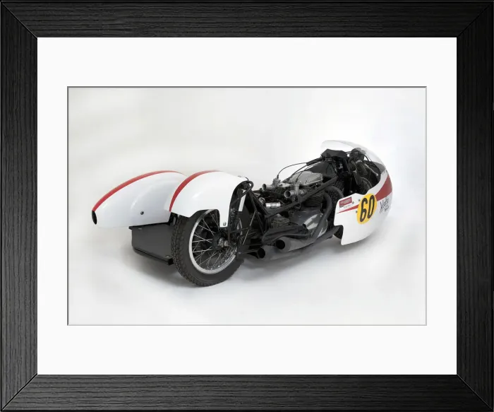 Framed Print : 1964 Kirby BSA Sidecar outfit. Creator: Unknown Framed Print : 1964 Kirby BSA Sidecar outfit. Creator: Unknown