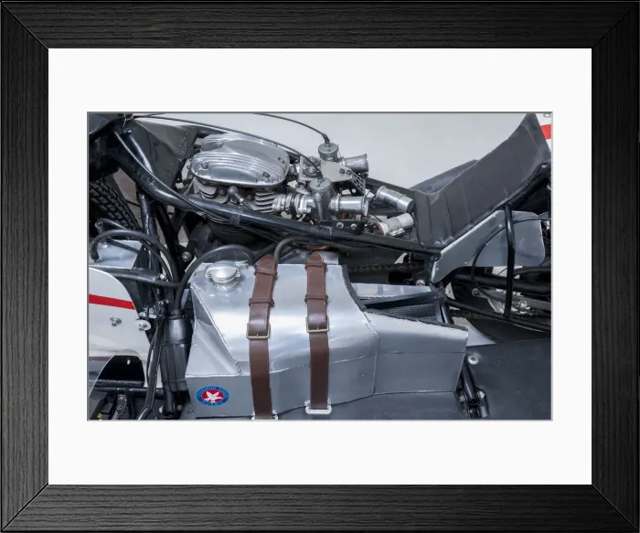 Framed Print : 1964 Kirby BSA Sidecar outfit. Creator: Unknown Framed Print : 1964 Kirby BSA Sidecar outfit. Creator: Unknown