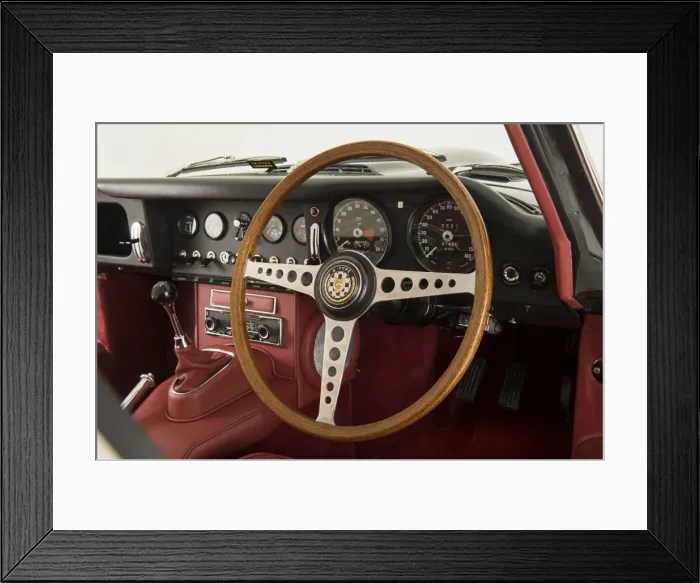 Framed Print : 1965 Jaguar E type 4. 2 fixed head coupe. Creator: Unknown Framed Print : 1965 Jaguar E type 4. 2 fixed head coupe. Creator: Unknown