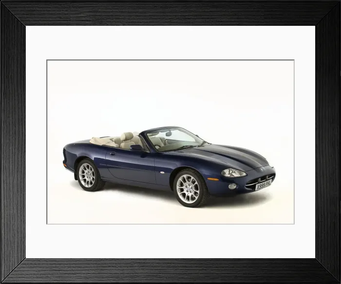 Framed Print : 2001 Jaguar XK8 Convertible 4. 0 litre. Creator: Unknown Framed Print : 2001 Jaguar XK8 Convertible 4. 0 litre. Creator: Unknown