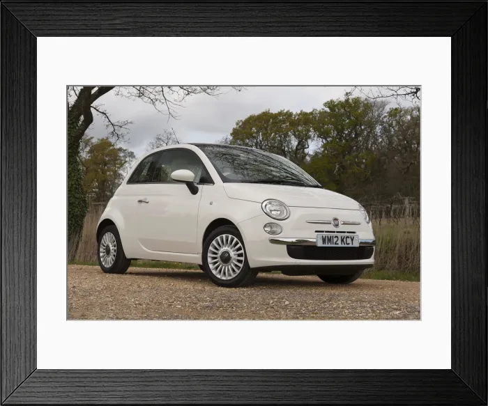 Framed Print : 2012 Fiat 500. Creator: Unknown Framed Print : 2012 Fiat 500. Creator: Unknown
