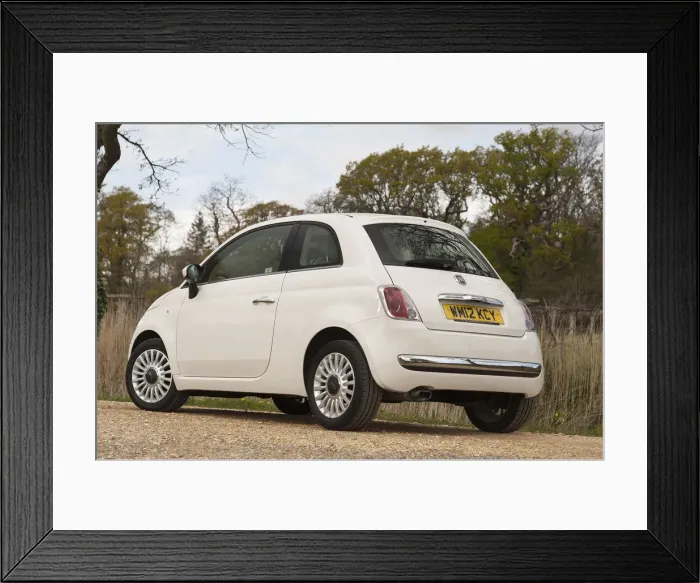 Framed Print : 2012 Fiat 500. Creator: Unknown Framed Print : 2012 Fiat 500. Creator: Unknown