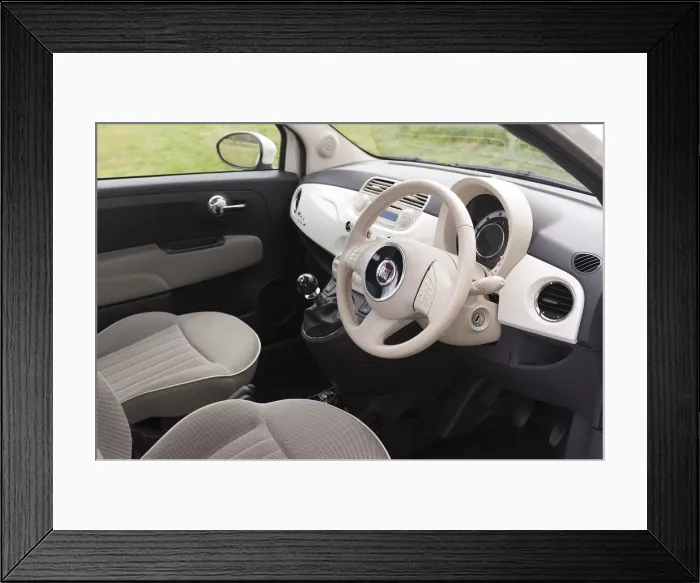 Framed Print : 2012 Fiat 500. Creator: Unknown Framed Print : 2012 Fiat 500. Creator: Unknown