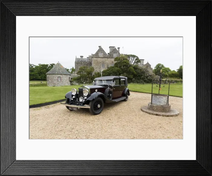 Framed Print : 1933 Rolls Royce Phantom II Sedanca de Ville by Barker. Creator: Unknown Framed Print : 1933 Rolls Royce Phantom II Sedanca de Ville by Barker. Creator: Unknown