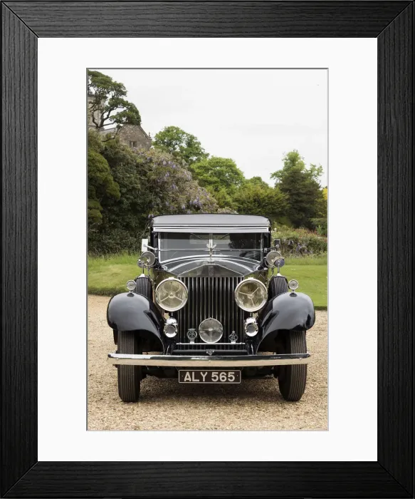 Framed Print : 1933 Rolls Royce Phantom II Sedanca de Ville by Barker. Creator: Unknown Framed Print : 1933 Rolls Royce Phantom II Sedanca de Ville by Barker. Creator: Unknown