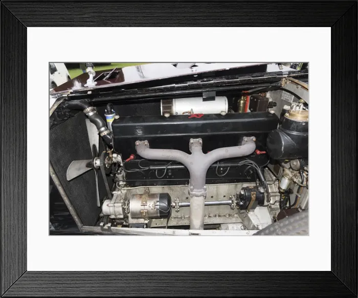 Framed Print : 1933 Rolls Royce Phantom II Sedanca de Ville by Barker. Creator: Unknown Framed Print : 1933 Rolls Royce Phantom II Sedanca de Ville by Barker. Creator: Unknown