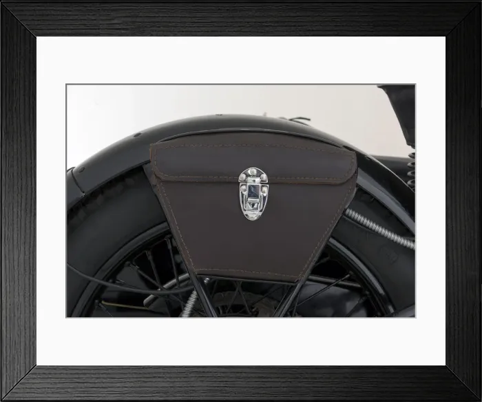 Framed Print : 1936 Brough Superior 11-50 Special Combination. Creator: Unknown Framed Print : 1936 Brough Superior 11-50 Special Combination. Creator: Unknown