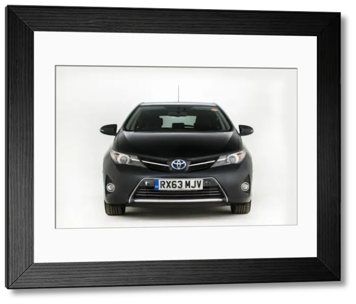 Framed Print : 2013 Toyota Auris hybrid. Creator: Unknown Framed Print : 2013 Toyota Auris hybrid. Creator: Unknown