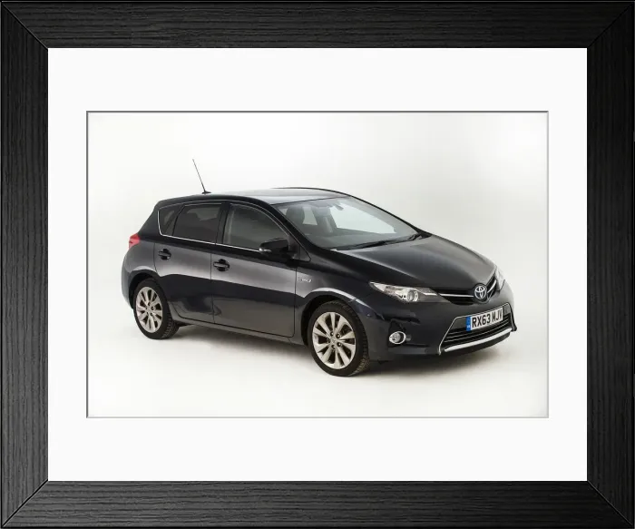Framed Print : 2013 Toyota Auris Hybrid. Creator: Unknown Framed Print : 2013 Toyota Auris Hybrid. Creator: Unknown