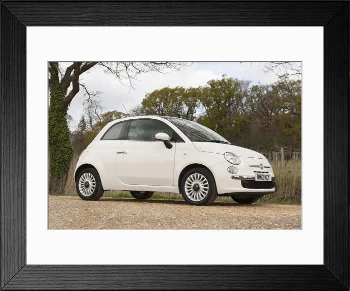 Framed Print : 2012 Fiat 500. Creator: Unknown Framed Print : 2012 Fiat 500. Creator: Unknown