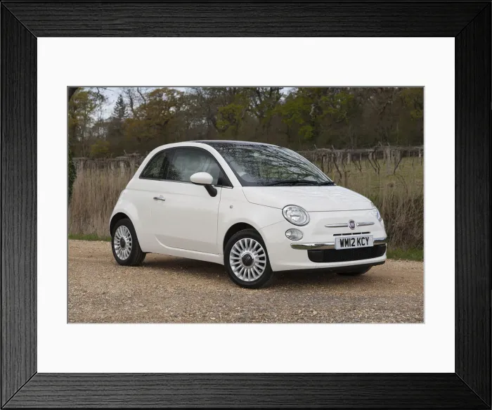 Framed Print : 2012 Fiat 500. Creator: Unknown Framed Print : 2012 Fiat 500. Creator: Unknown