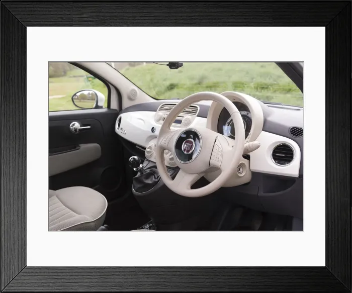 Framed Print : 2012 Fiat 500. Creator: Unknown Framed Print : 2012 Fiat 500. Creator: Unknown