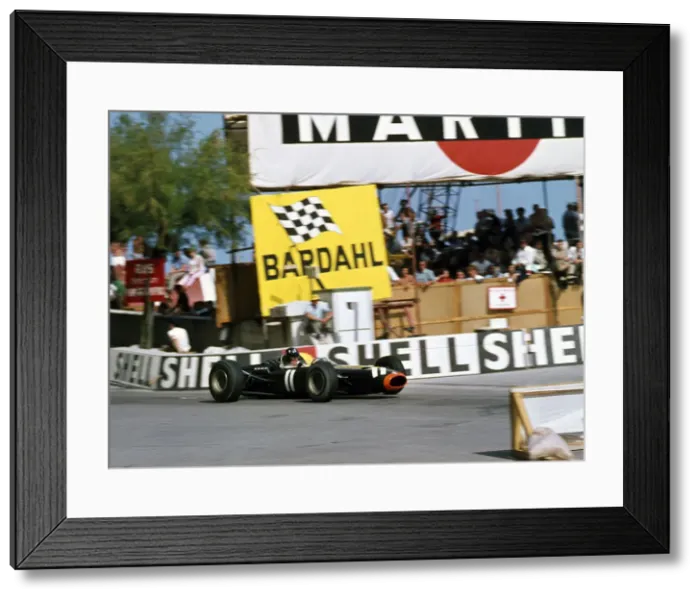 Framed Print : BRM P261, Graham Hill 1966 Monaco Grand Prix, finished 2nd. Creator: Unknown Framed Print : BRM P261, Graham Hill 1966 Monaco Grand Prix, finished 2nd. Creator: Unknown