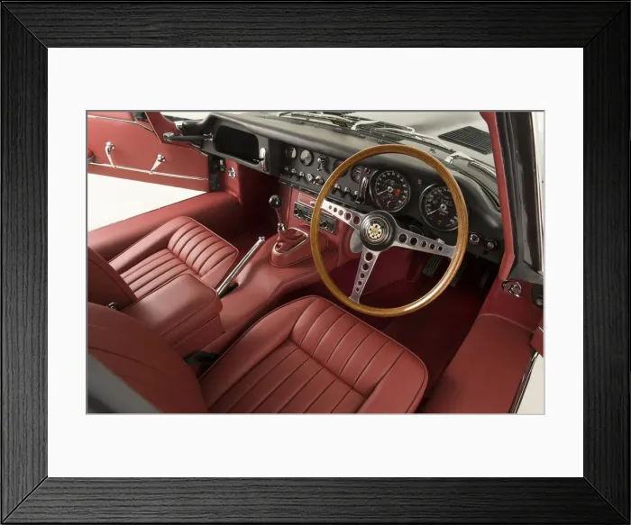 Framed Print : 1965 Jaguar E type 4. 2 fixed head coupe. Creator: Unknown Framed Print : 1965 Jaguar E type 4. 2 fixed head coupe. Creator: Unknown