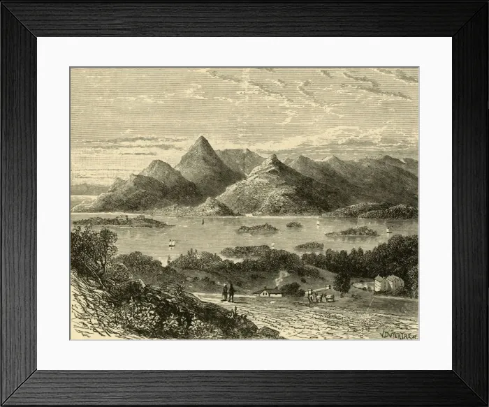 Framed Print : Glengariff Harbour and Bantry Bay from the Eccles Hotel, 1898. Creator: Unknown