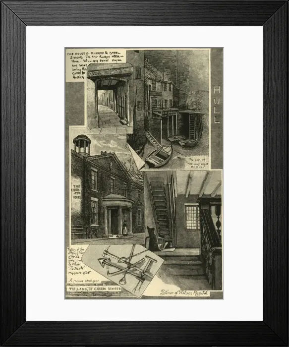 Framed Print : Views in Hull, 1898. Creator: Unknown Framed Print : Views in Hull, 1898. Creator: Unknown