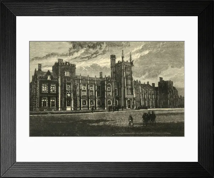 Framed Print : Queens College, 1898. Creator: Unknown Framed Print : Queens College, 1898. Creator: Unknown