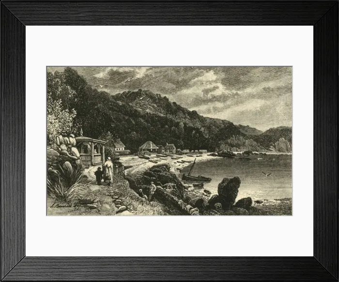 Framed Print : Babbicombe Bay, 1898. Creator: Unknown Framed Print : Babbicombe Bay, 1898. Creator: Unknown