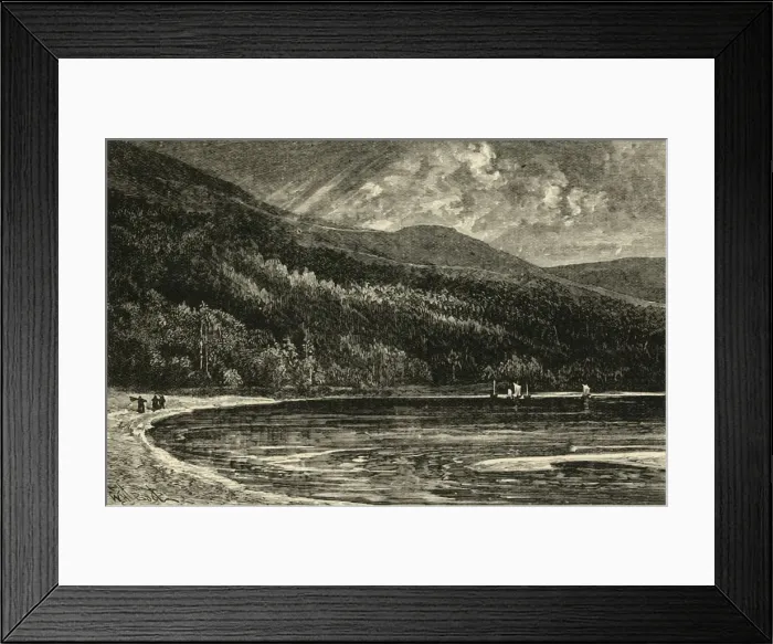 Framed Print : Lough Tay, 1898. Creator: Unknown Framed Print : Lough Tay, 1898. Creator: Unknown