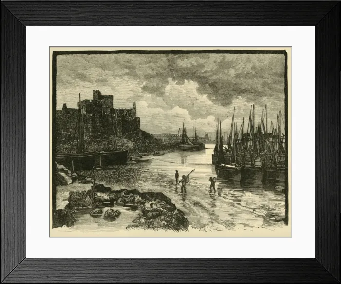 Framed Print : Peel Castle, 1898. Creator: Unknown Framed Print : Peel Castle, 1898. Creator: Unknown