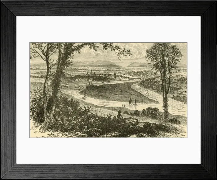 Framed Print : Distant View of Perth, 1898. Creator: Unknown Framed Print : Distant View of Perth, 1898. Creator: Unknown