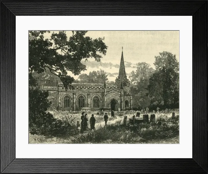 Framed Print : Lexden Church, 1898. Creator: Unknown