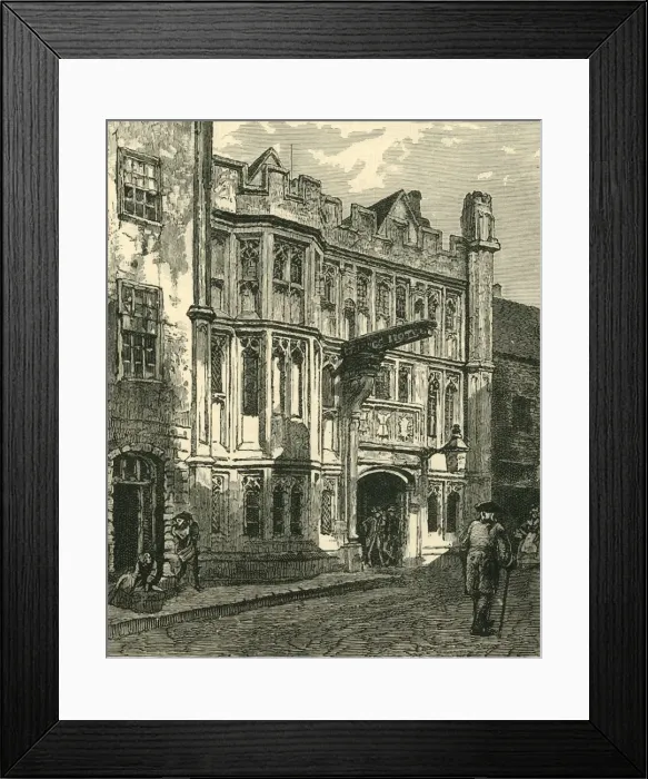 Framed Print : The George Inn, 1898. Creator: Unknown Framed Print : The George Inn, 1898. Creator: Unknown