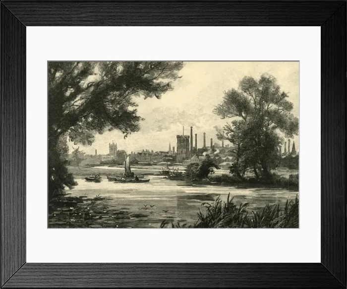 Framed Print : Burton-On-Trent, 1898. Creator: Unknown Framed Print : Burton-On-Trent, 1898. Creator: Unknown