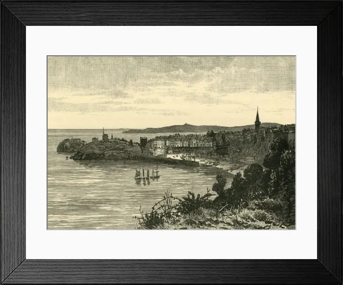 Framed Print : Tenby, 1898. Creator: Unknown Framed Print : Tenby, 1898. Creator: Unknown