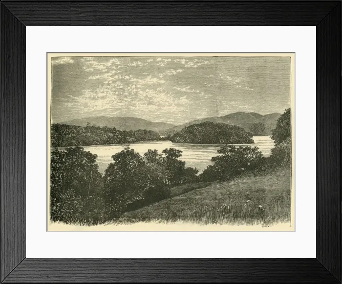 Framed Print : Lough Gill, 1898. Creator: Unknown Framed Print : Lough Gill, 1898. Creator: Unknown