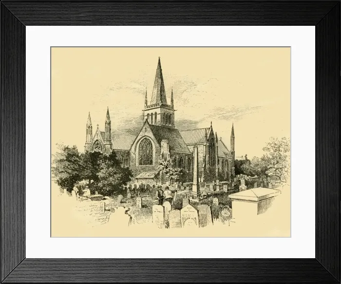 Framed Print : St. Nicholas Church: The Exterior, 1898. Creator: Unknown