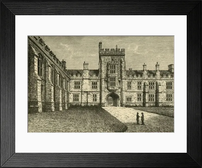 Framed Print : The Queens College, 1898. Creator: Unknown Framed Print : The Queens College, 1898. Creator: Unknown