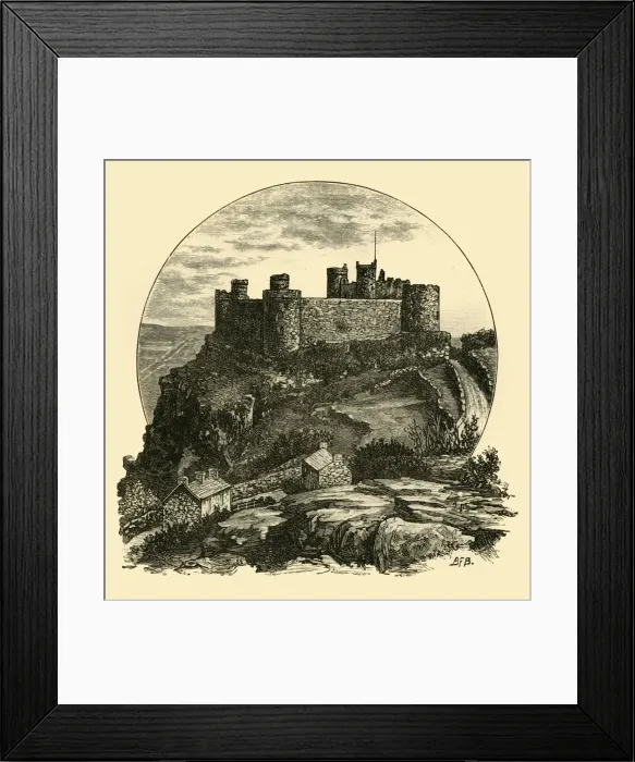 Framed Print : Harlech Castle, 1898. Creator: Unknown Framed Print : Harlech Castle, 1898. Creator: Unknown