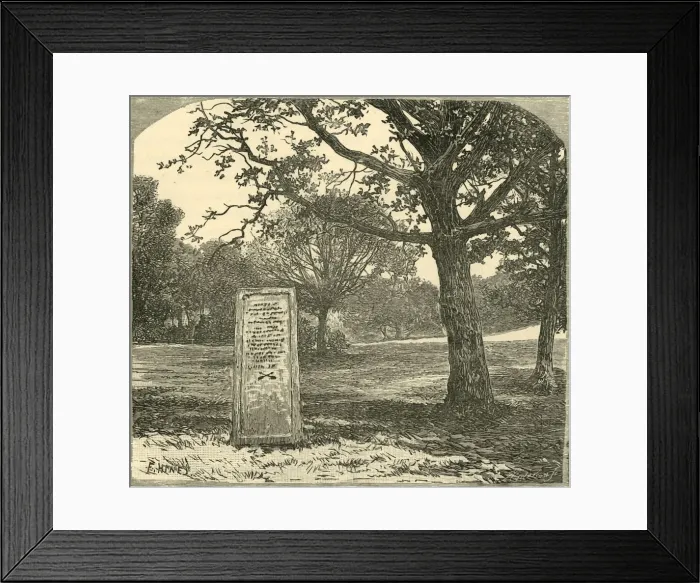 Framed Print : Rufus Stone, 1898. Creator: Unknown Framed Print : Rufus Stone, 1898. Creator: Unknown