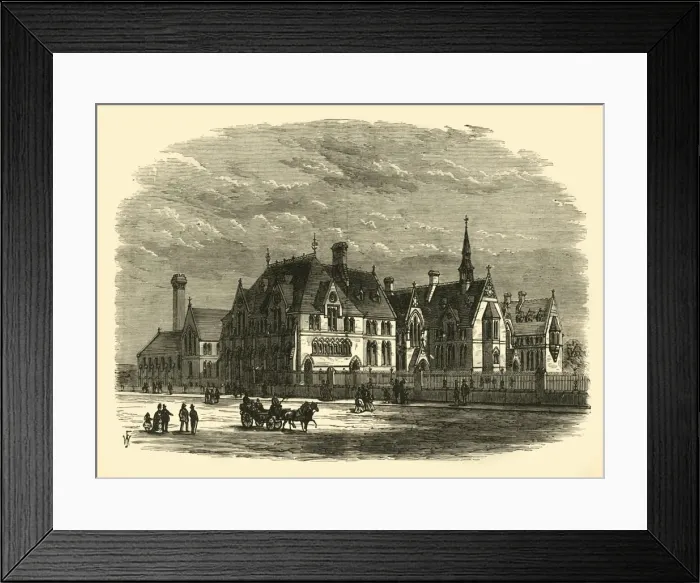 Framed Print : Owens College, 1898. Creator: Unknown Framed Print : Owens College, 1898. Creator: Unknown