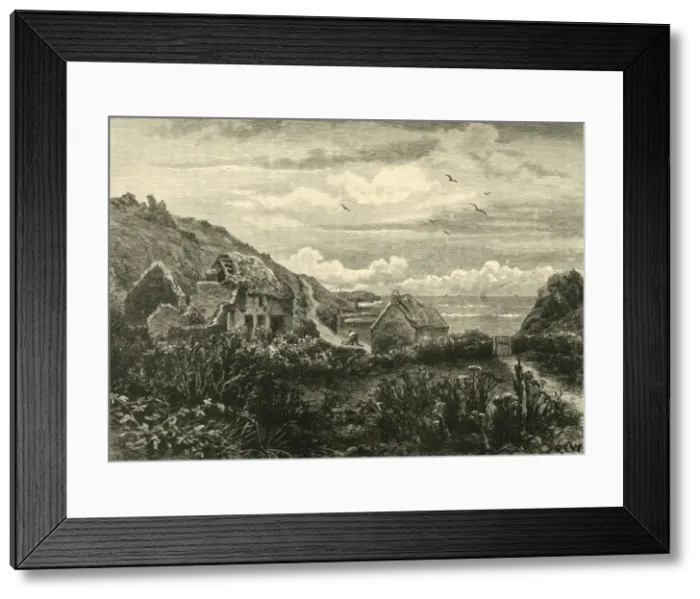 Framed Print : Mullion Cove, 1898. Creator: Unknown