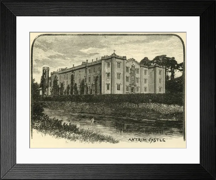 Framed Print : Antrim Castle, 1898. Creator: Unknown Framed Print : Antrim Castle, 1898. Creator: Unknown
