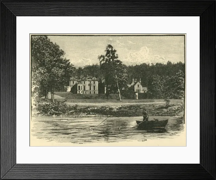 Framed Print : Abbotsford, from the River, 1898. Creator: Unknown