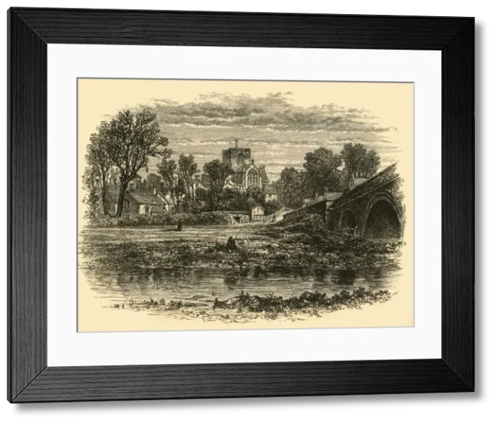Framed Print : St. Asaph, 1898. Creator: Unknown Framed Print : St. Asaph, 1898. Creator: Unknown