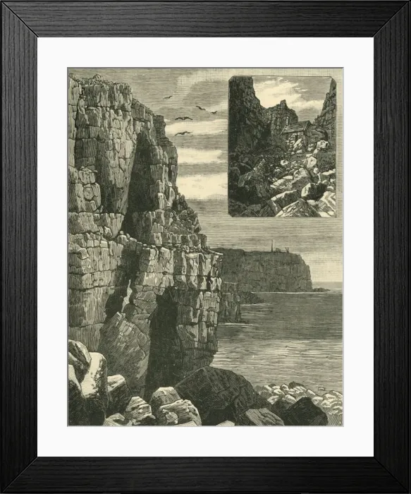 Framed Print : St. Gowans Head and Chapel, 1898. Creator: Unknown Framed Print : St. Gowans Head and Chapel, 1898. Creator: Unknown