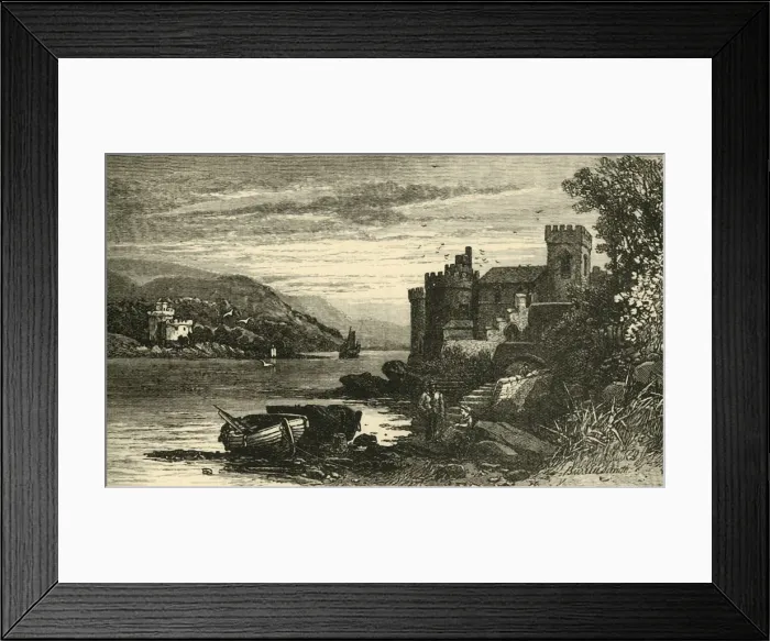Framed Print : Dartmouth Castle, 1898. Creator: Unknown Framed Print : Dartmouth Castle, 1898. Creator: Unknown