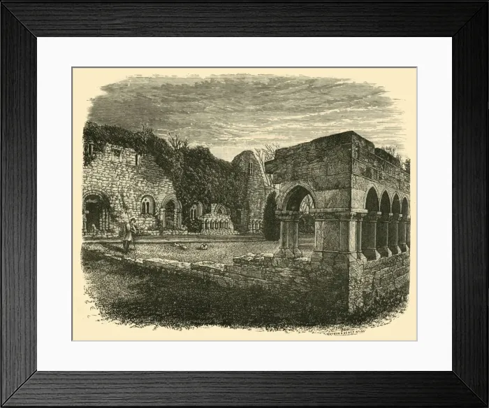Framed Print : Cong Abbey, 1898. Creator: Unknown