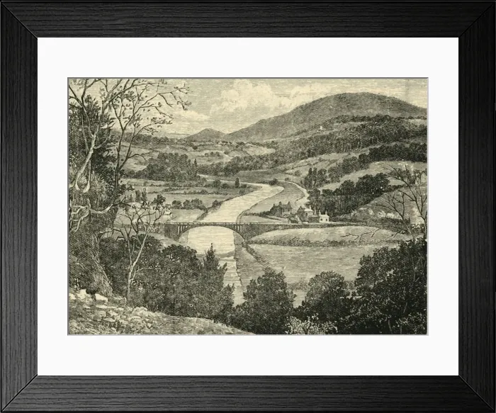Framed Print : The Severn, from Benthall Edge, 1898. Creator: Unknown Framed Print : The Severn, from Benthall Edge, 1898. Creator: Unknown