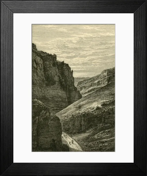 Framed Print : High Rocks at Cheddar, 1898. Creator: Unknown Framed Print : High Rocks at Cheddar, 1898. Creator: Unknown