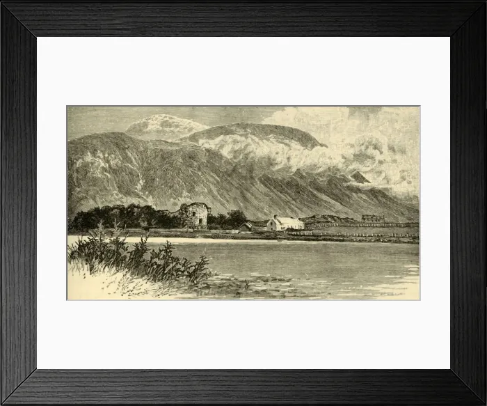 Framed Print : Ben Nevis and Inverlochy Castle, 1898. Creator: Unknown Framed Print : Ben Nevis and Inverlochy Castle, 1898. Creator: Unknown
