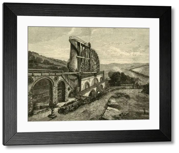 Framed Print : Great Wheel at Laxby, 1898. Creator: Unknown Framed Print : Great Wheel at Laxby, 1898. Creator: Unknown